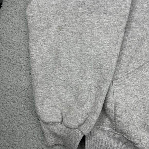 Vintage Russell Athletic Full Zip Gray Collared Sweatshirt Mens Large Mexico - Picture 5 of 8